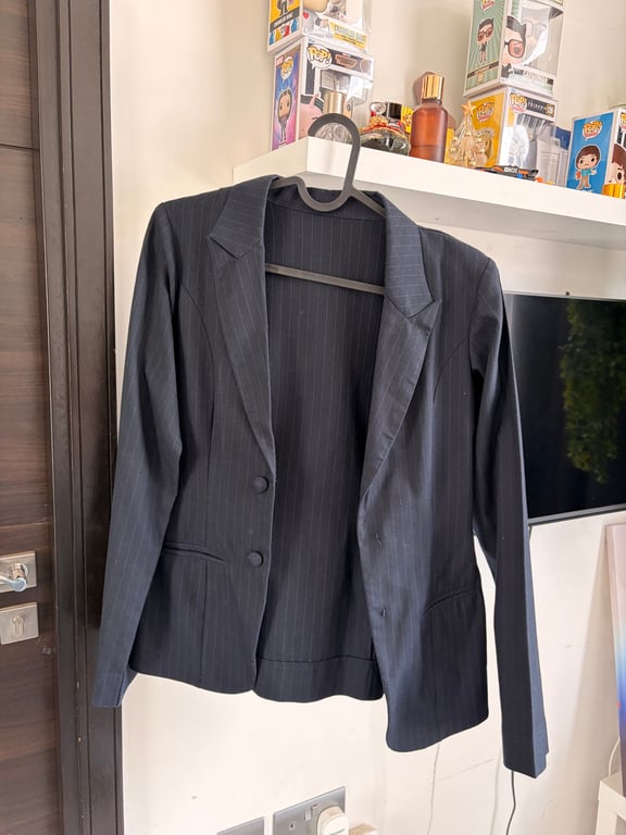 Other — Blue stripped blazer (Size S, Good)