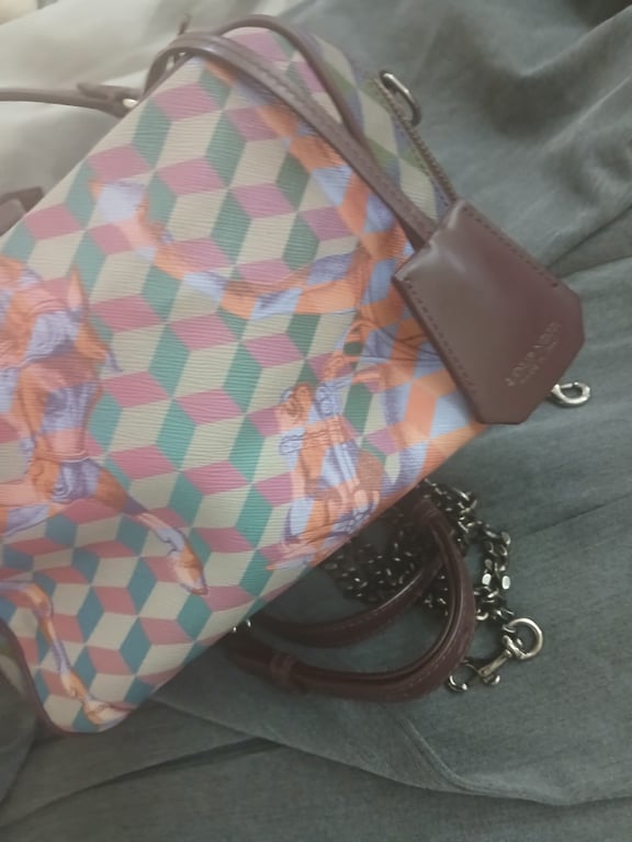 Other — Loup Noir Patterned Bag with Sling (Size One Size, Fair)