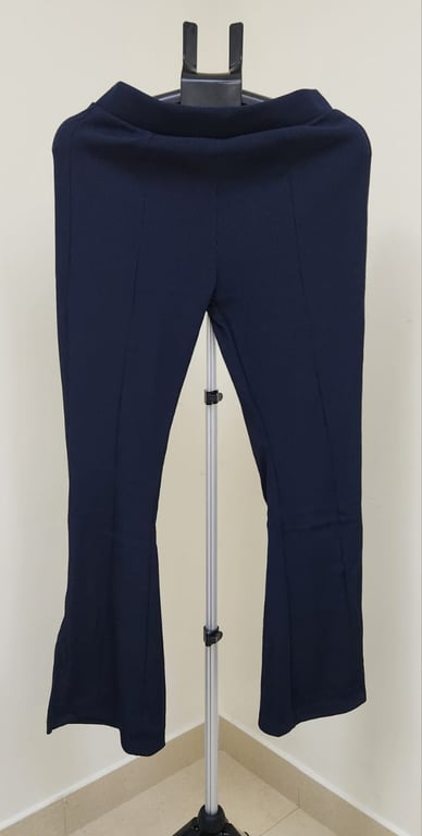 Bershka — Bershka Navy Blue Flared Trousers - New with Tags (Size XXL, New with tags)