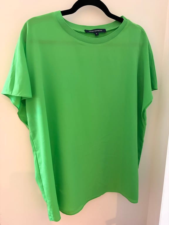 French Connection — French Connection Green Blouse XL (Size XL, Like new)