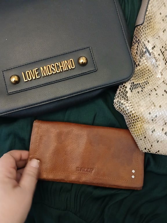 Moschino Love — Love Moschino Bag with Free Hobo Bag and Bally Wallet (Size One Size, Good)