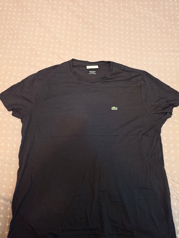 Lacoste — Lacoste Pima Cotton Tee Size 7 XXL (Size XXL, Fair)