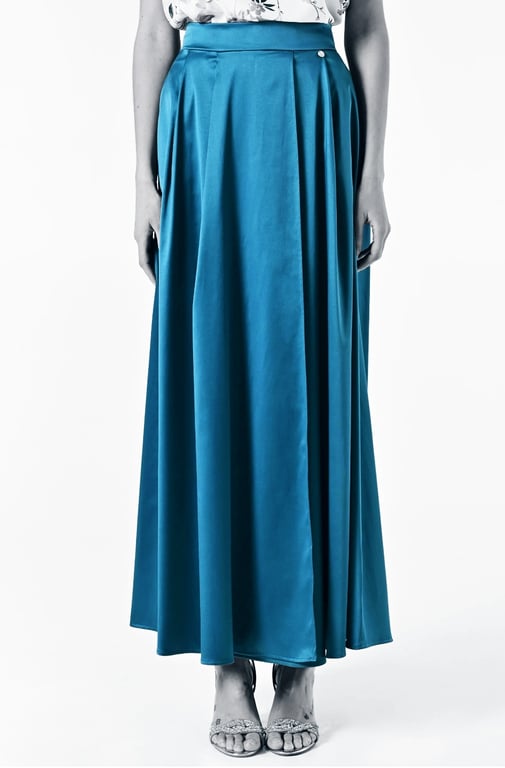 Rinascimento — Rinascimento Teal Maxi Skirt (Size M, Like new)