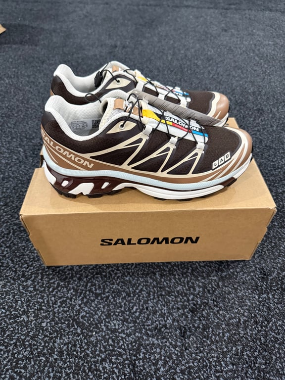 Salomon — Salomon XT 6 Black Coffee 6.5 UK / 7 US Mens 8 Womens / 40 E (Size EU 40, New with tags)