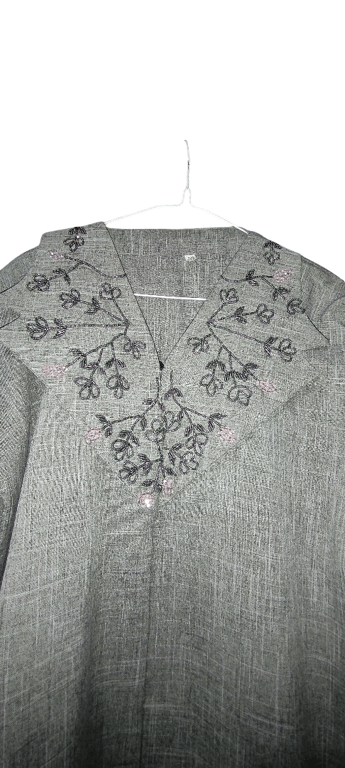 Other — Gray Midi Open Abaya (Size M, Like new)