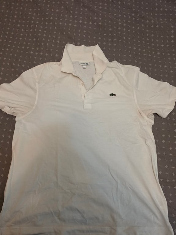 Lacoste — Lacoste Sport White Polo Size 7 (Size XXL, Good)