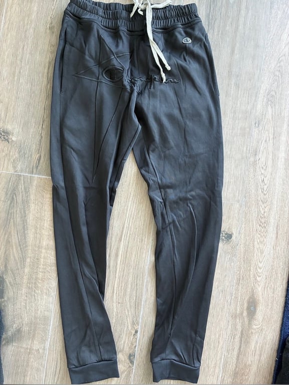 Rick Owens — Rick Owens x Champion Drawstring Joggers (Size XS, Good)