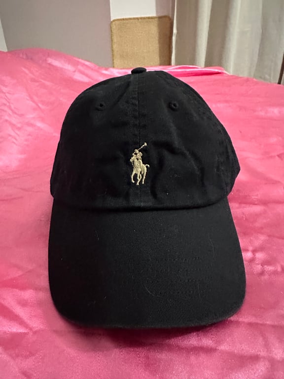 Ralph Lauren — Ralph Lauren Black Baseball Cap (Size One Size, Good)