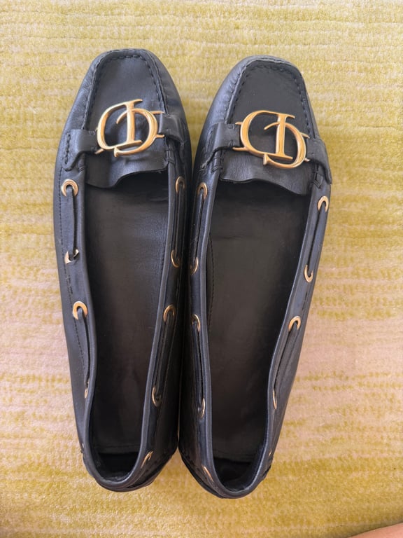 Christian Dior — Christian Dior black loafers (Size EU 41, Fair)