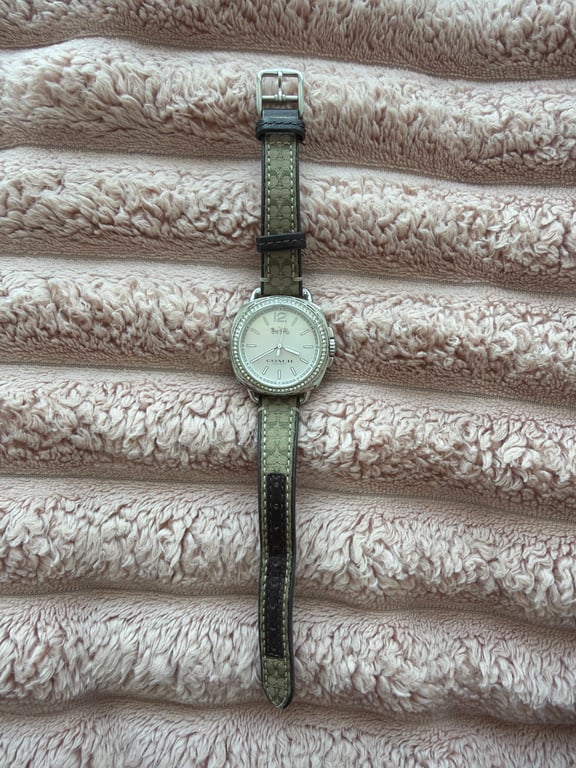 Coach — Coach leather watch (Good)
