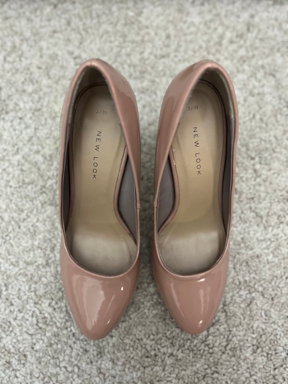 New Look — New Look Patent Court Heels, Size 36 (Size EU 36, Like new)