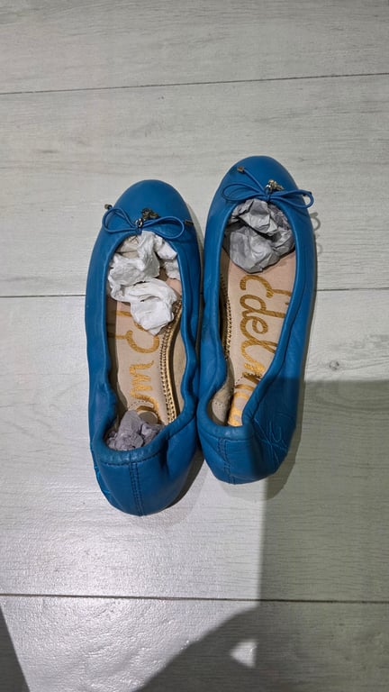 Sam Edelman — Sam Edelman Felicia Ballet Flats - Blue (Size EU 35, Good)