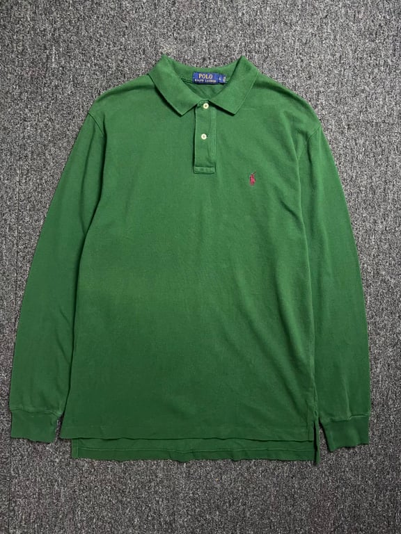 Polo Ralph Lauren — Polo Ralph Lauren Long-Sleeve Polo Shirt (Size L, Like new)