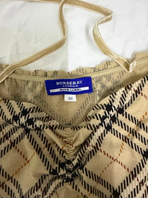 Burberry — Burberry Blue Label Plaid Camisole Top -Classic Nova chec (Size S, Good)