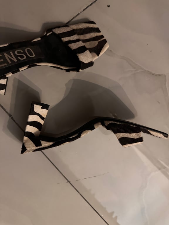 Senso — Senso Zebra Print Heeled Mules (Size EU 41, Good)