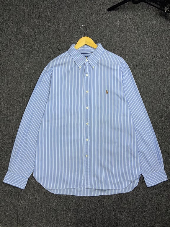 Polo Ralph Lauren — Polo Ralph Lauren Slim fit Luxury Oxford Striped Button Down (Size XXL, Like new)