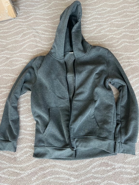 Other — Other Grey Zip-Up Hoodie (Size S) (Size S, Like new)