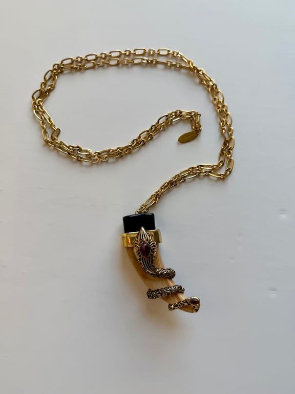 Roberto Cavalli — Roberto Cavalli for H&M long snake necklace (Like new)