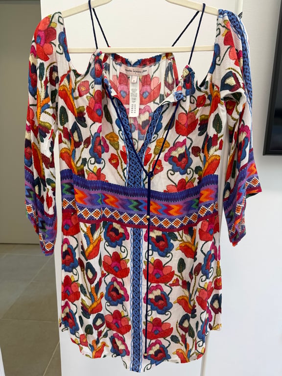 Nanette Lepore — Nanette Lepore Antigua dress/Swim Cover Tunic (Size M, Good)