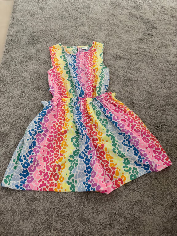 Next Kids — Next Kids Rainbow Leopard Print Dress, Size 9Y (Size 9Y, Good)
