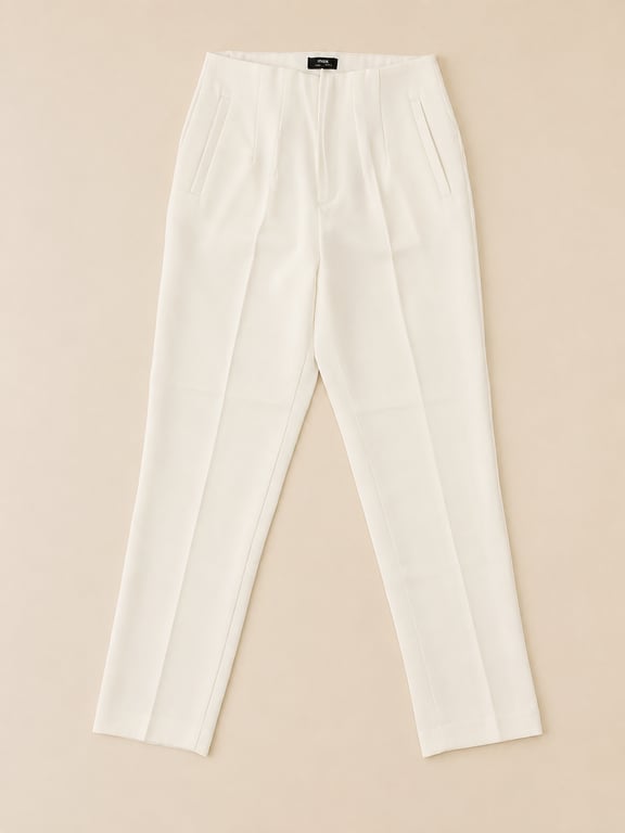 Max Fashion — Max Fashion White High Waisted Trousers (Size 34, New without tags)