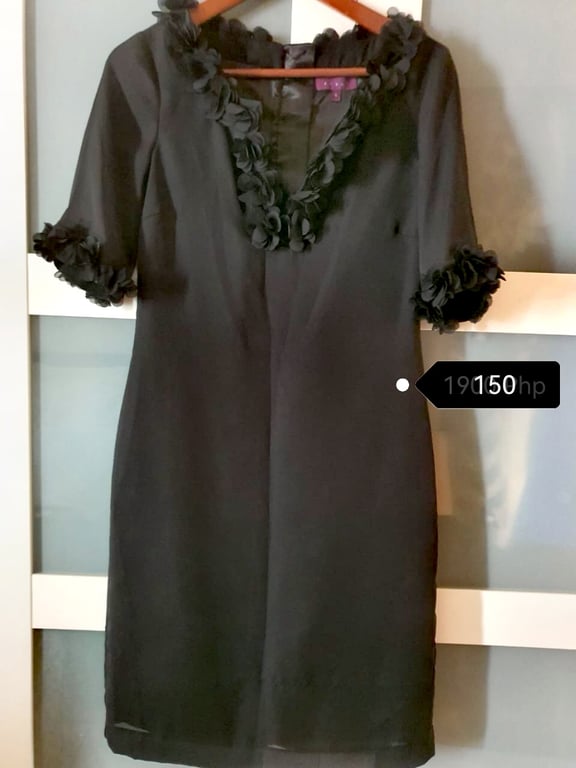 Other — Other_Debut Black Silk Knee Dress, fits XS/S (Size S, Like new)