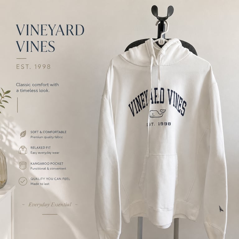 Vineyard Vines — 🤍 Vineyard Vines Classic Hoodie (XL) (Size XL, Good)