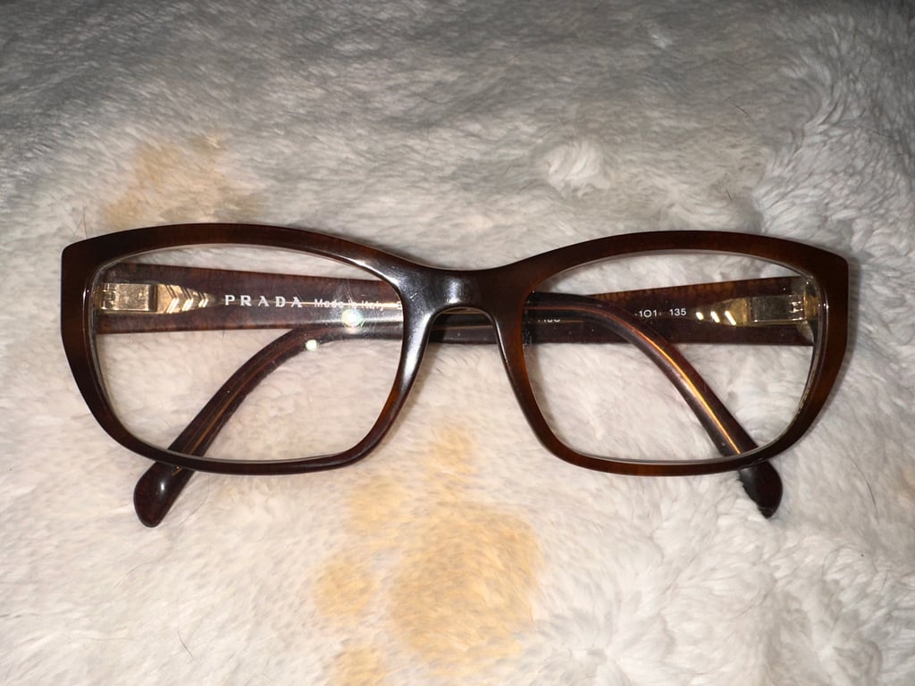 Prada — Prada Brown Eyeglasses (Size One Size, Fair)