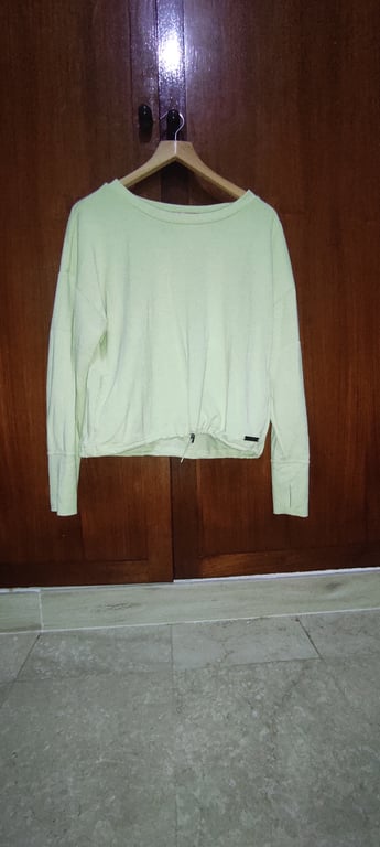 Other — Long Sleeve Top with Drawstring Hem (Size M, Like new)