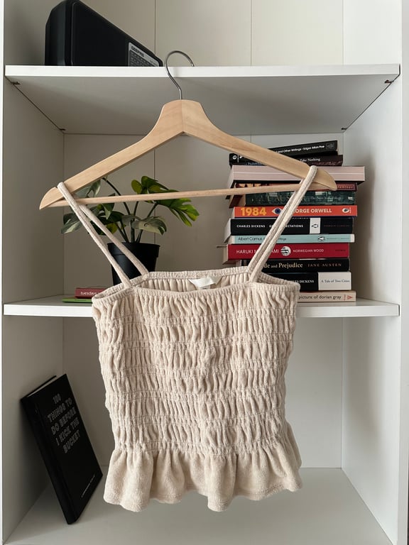 H&M — H&M Smocked Summer Top - Size S Women’s (Size S, New without tags)