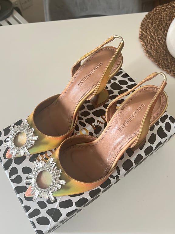 Other — Roberto Fabiani Metallic Heels (Size EU 37, Like new)