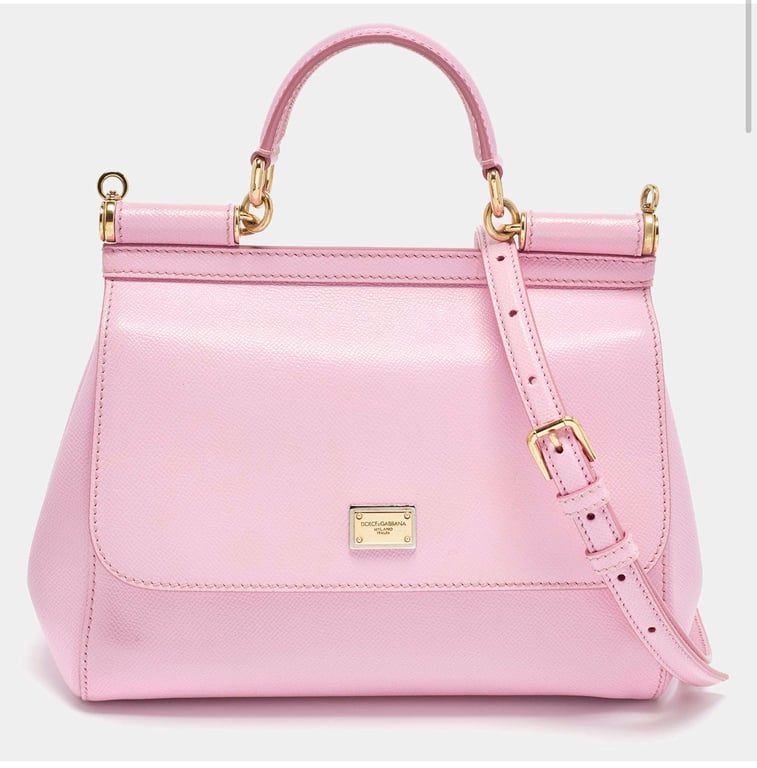 Dolce & Gabbana — Dolce & Gabbana Bag Medium Authentic Miss Sicily Rare Pink (Like new)