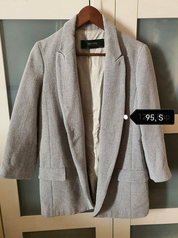 Zara — Zara_Greyish/Bluish Blazed, fits S/M (Size S, Like new)
