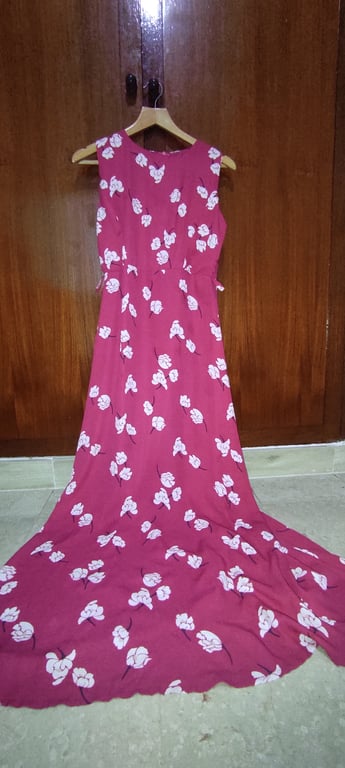Other — Pink Floral Maxi Dress Size M (Size M, Like new)