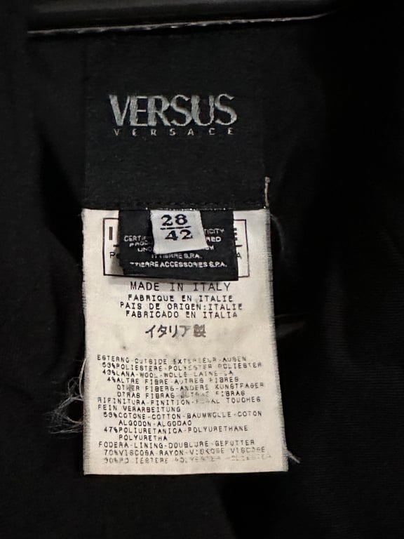 Versus Versace — Versus Versace Vintage Jacket (Size S, Fair)