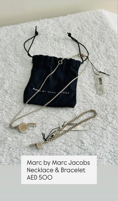 Marc Jacobs — Necklace and Bracelet Set (Good)