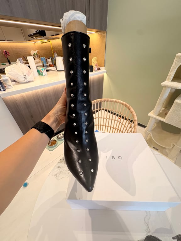 IRO — Never worn iro leather boots with small studs (Size EU 36, New with tags)