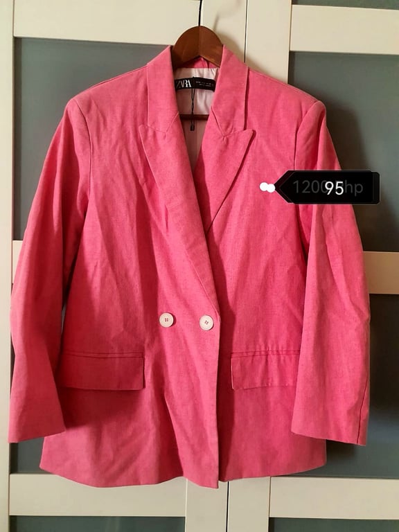 Zara — Zara_Candy Pink Blazer, fits M/L (Size M, Like new)