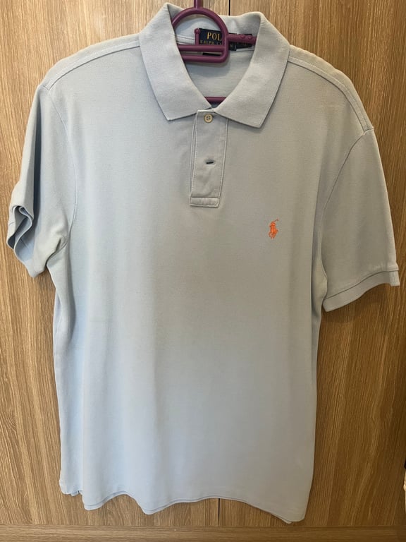 Ralph Lauren — Ralph Lauren Baby Blue Polo Shirt (Size L, Good)