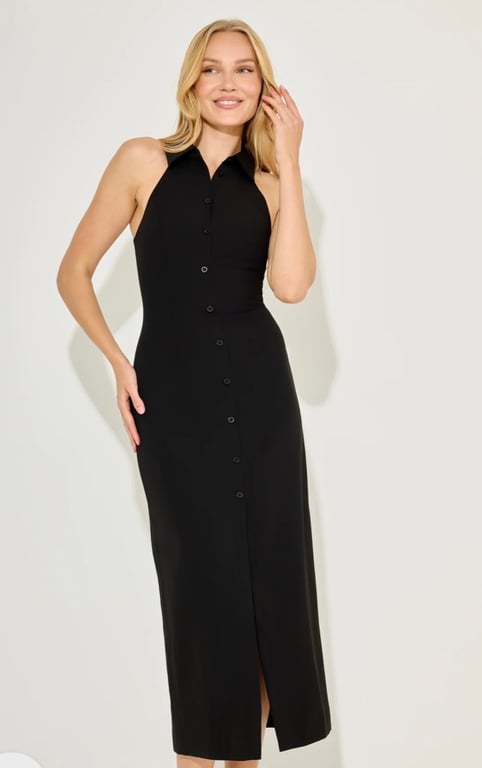 Odd Muse — Odd muse midi black dress (Size S, Like new)