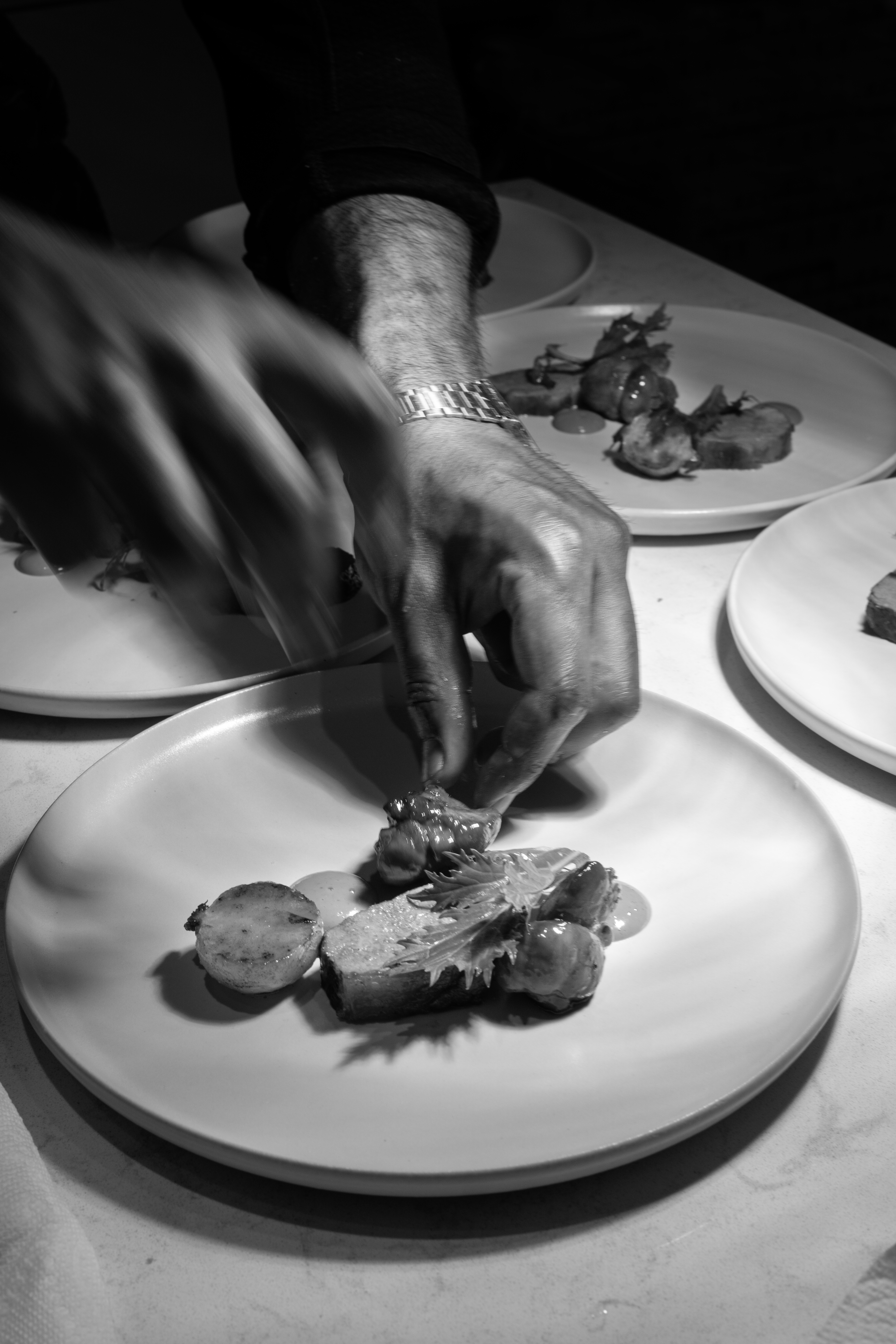 Fine dining tasting menu prepared by private chef in Vancouver