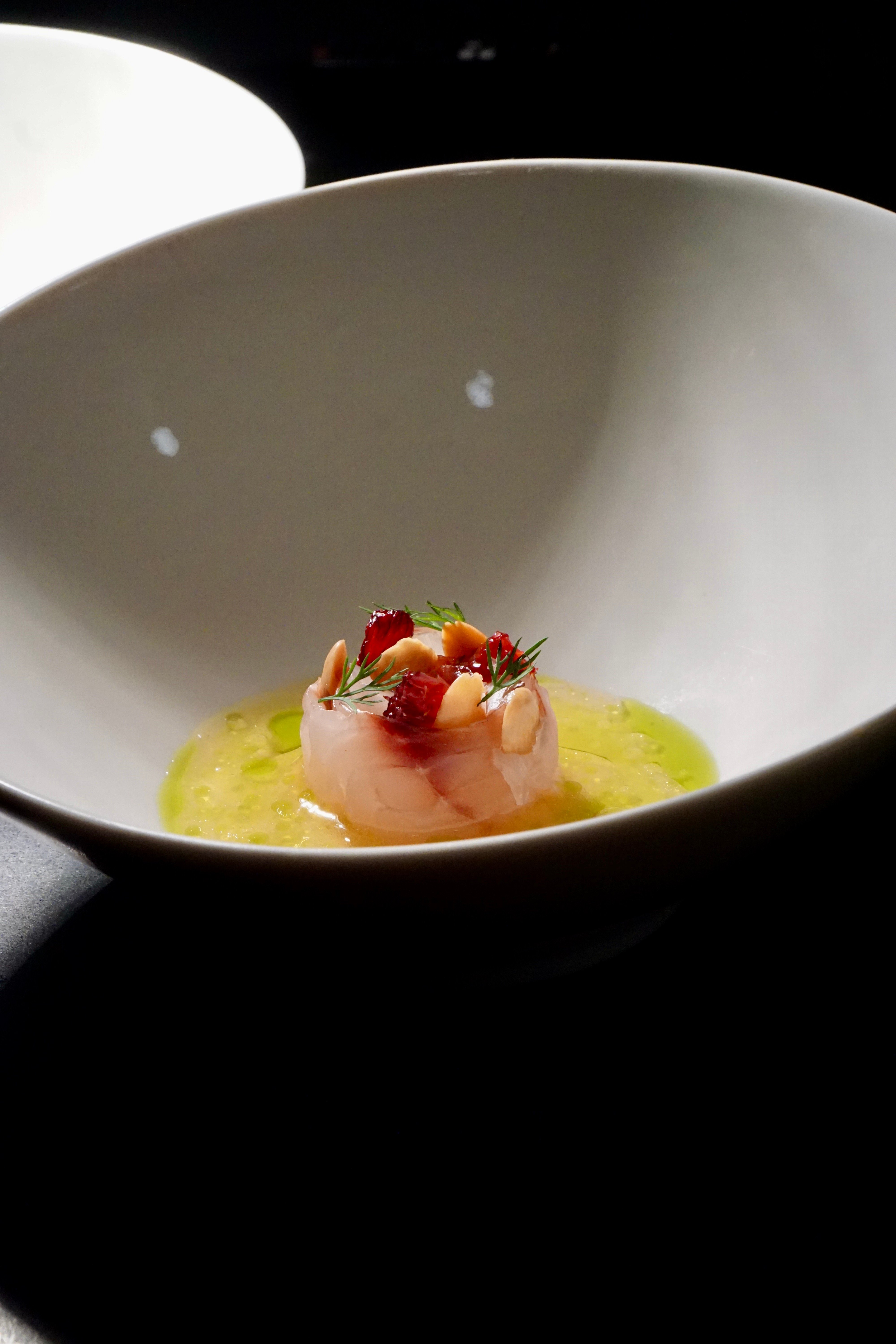 Michelin star fine dining private chef dish crudo