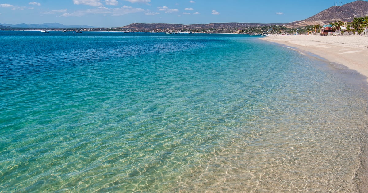 Crystal Clear water at Los Barilles in Mexico