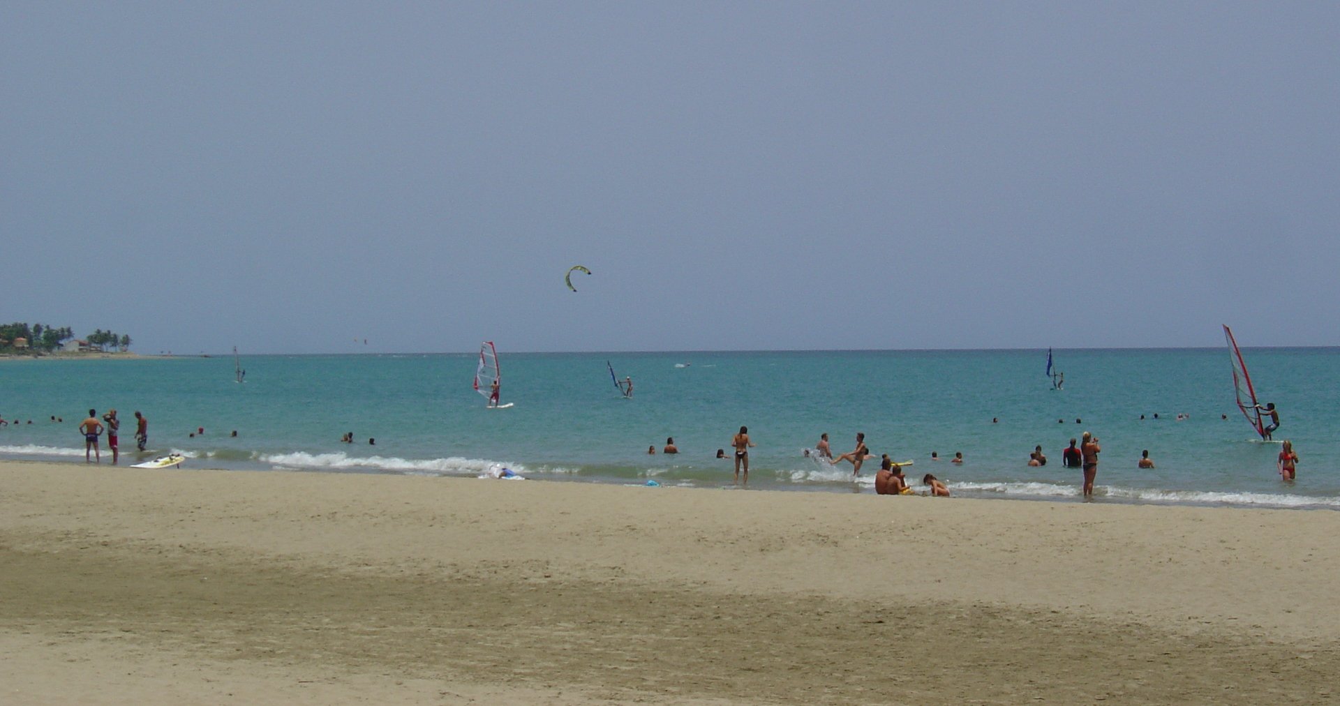 Flat water and slow winds in Cabarete Dominican Republic