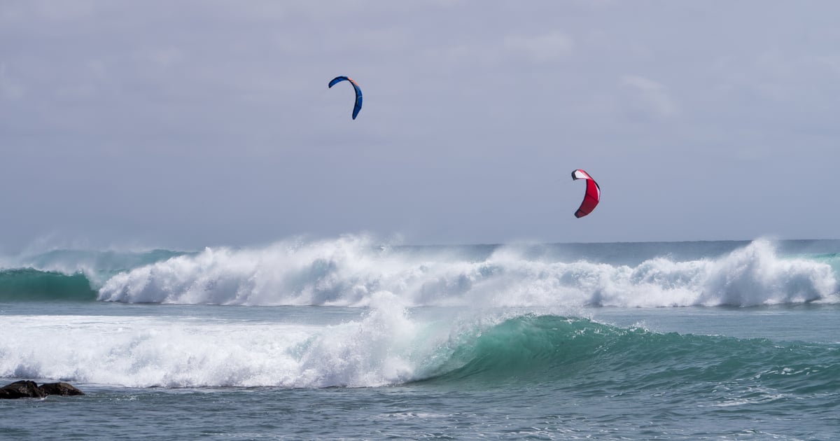 Kite Station at Kite Beach in Cabo Verde Sal