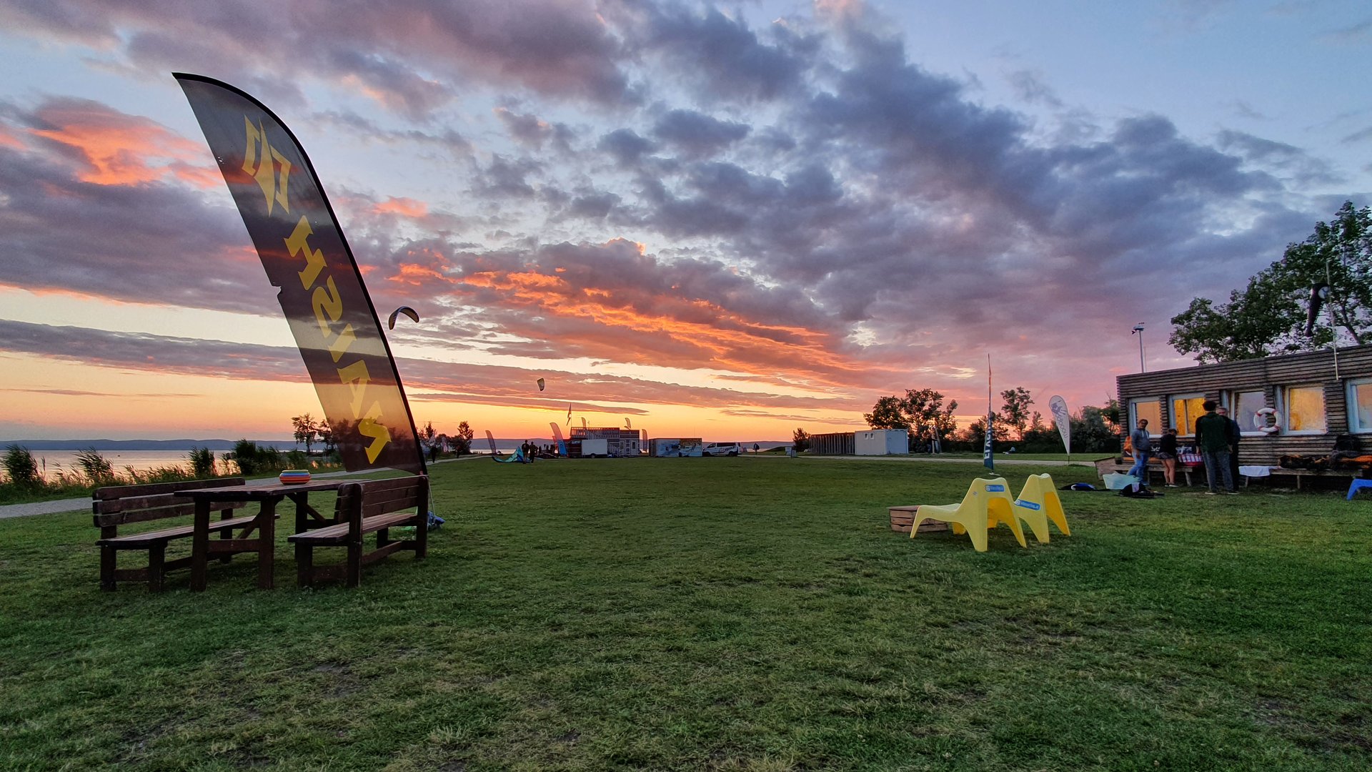 Magical Sunset at Podersdorf Neusiedl 
