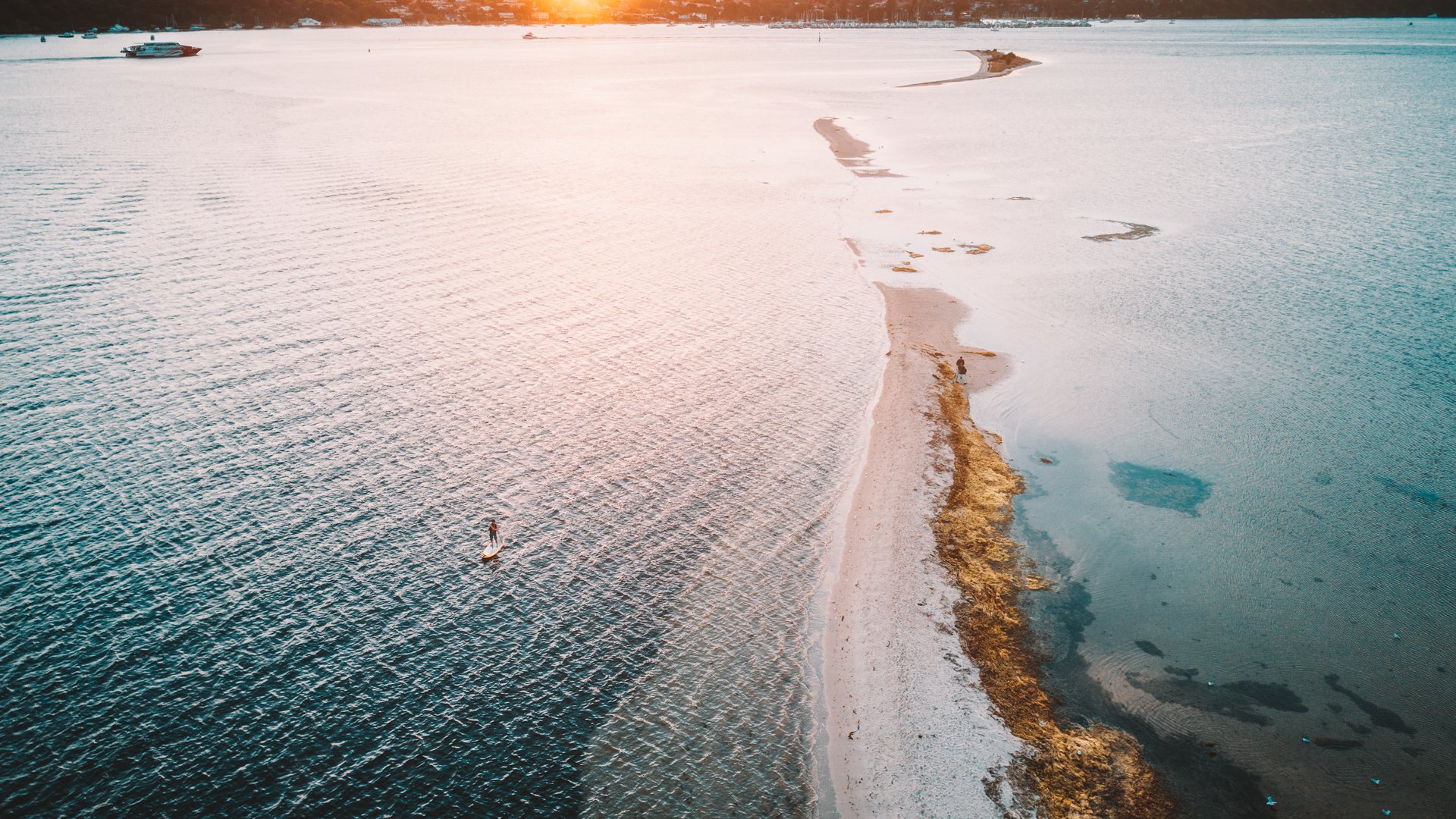 Sunset at Point Walter with beautiful lights