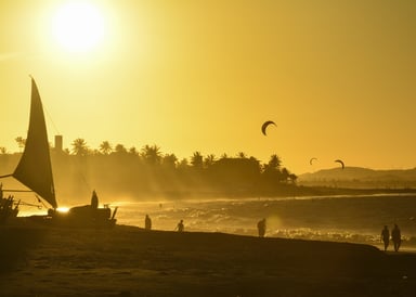 Cumbuco Beach heavily photoshoped but looking nice