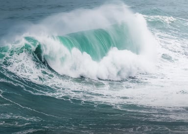 Big waves of Nazare Portugal