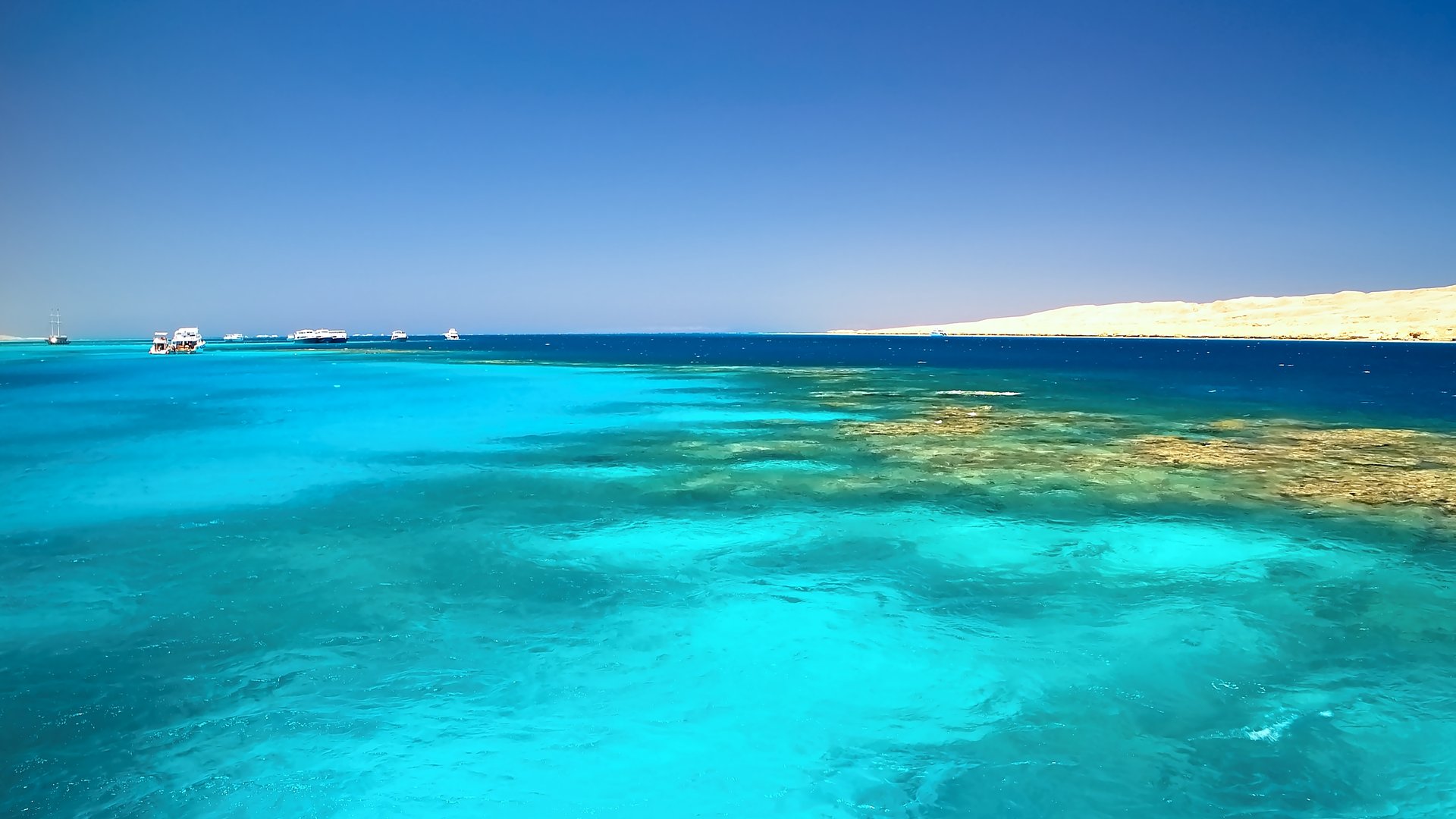Super Blue water at Hamata near Giftun